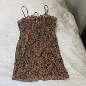 Jolie & Joy Leopard Print Dress